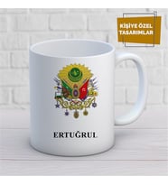 Kişiye Özel İsim Yazılabilir Osmanlı Temalı Kupa Bardak