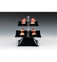 POLYCARBONAT TEPSİLİ 2 KATLI TEŞHİR STANDI(20-25 CM )