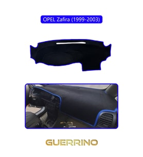 OPEL Zafira (1999-2003)TORPİDO KORUMA HALISI MAVİ KENAR