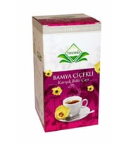 Bamya Çiçekli Çay