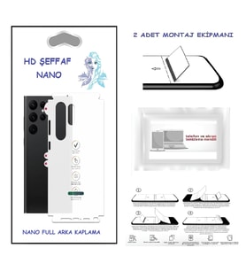 TCL 10 PLUS - Nano Full Arka Kaplama Ultra İNCE Esnek Hd Şeffaf