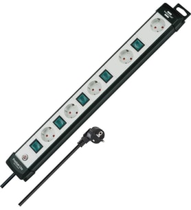 Brennenstuhl Premium-Line 5 Soketli Ayrı Anahtarlı 3 Metre Kablolu Montaj Özellikli  Priz