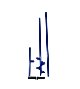 Montaj Kollu Toprak Burgusu Çit Dikme Makinesi 15 cm çap