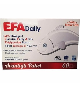 New Life Efa Daily 60 Kapsül