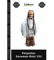 Polyester Saruman Büst 151 Objesi Salon Aksesuarı Masaüstü Dekor