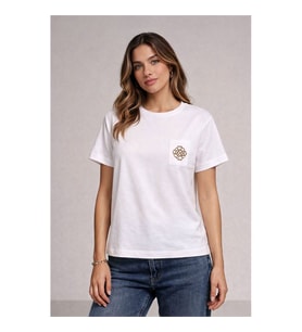 Fashion Friends Aksesuar Detaylı Beyaz Kadın Bluz 26Y0226K1