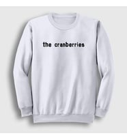 Presmono Unisex Beyaz Logo The Cranberries Sweatshirt 174282tt (Beyaz)