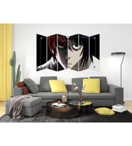 DEATH NOTE YAGAMİ LİGHT L MDF TABLO-0335 MODEL-B