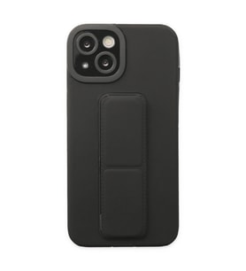 iPhone 14 Plus Kılıf Mega Standlı Silikon - Siyah
