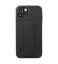 iPhone 14 Plus Kılıf Mega Standlı Silikon - Siyah