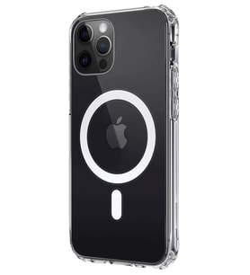 ERTAN iPhone 12 Kılıf Magneticsafe Şeffaf Silikon - Şeffaf
