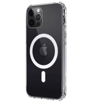 ERTAN iPhone 12 Kılıf Magneticsafe Şeffaf Silikon - Şeffaf