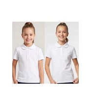 Kız Çocuk 2'li T-Shirt %100 Pamuk ve Okul Tarz 5-16 Yaş 12723AT MODANINO