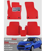 FORD FİESTA (2009-2016) Uyumlu EVA Paspas Tam Set–Araca Özel,Su Geçirmez,Kolay Montaj