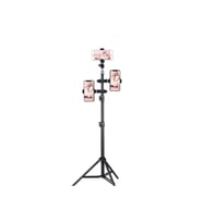 Yüksekliği ve açısı ayarlanabilen 2.1mt tripod standı, profesyonel çekimler için