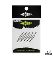 Çift Taraflı Fırdöndülü Kurşun - Fishack - 3 Gram (5'li)