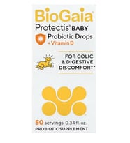 BioGaia, Protectis® Baby, Probiotic Drops with Vitamin D, 0.34 fl oz (10 ml).50 Servis. (Renksiz)