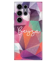 Samsung Galaxy S21 S22 S23 S24 S25 S26 Ultra Plus FE Kılıf İsim Yazılı Kişiye Özel - Model-2 (Çok Renkli)
