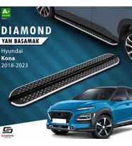 S-Dizayn Hyundai Kona Diamond Krom Yan Basamak 173 Cm 2018-2023