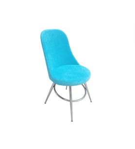 Sandalye 13804 GONCA Dökme-Sünger Metal Nikelaj ayak1ad Babyface kumaş El Yapım