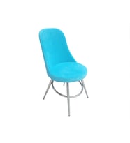 Sandalye 13804 GONCA Dökme-Sünger Metal Nikelaj ayak1ad Babyface kumaş El Yapım