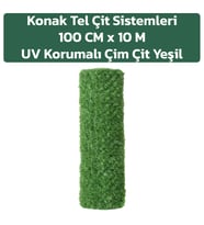 KONAK TEL ÇİT SİSTEMLERİ ÇİM ÇİT 100 CM YÜKSEKLİK 10 METRE UZUNLUK
