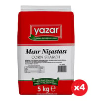 Yazar Mısır Nişastası 5 Kg x 4 Paket