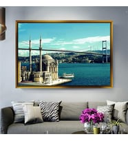 Altın Çerçeveli dekoratif tablo a1520 (Gold)