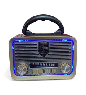 Eren Güneş Panelli 19 cm 3 Bant Nostajik Usb Bluetooth Radyo  3016