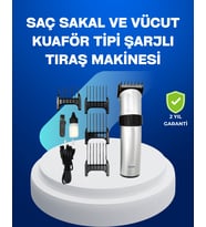 Paslanmaz Çelik Bıçaklı Tıraş Makinesi – Keskin ve Dayanıklı