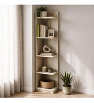 İnarch Dizayn Aura Kitaplık - Modern Fonksiyonel 5 Raflı Kitaplık
