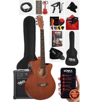 Midex Phx-188AMP Elektro Akustik Gitar 4/4 (Amfi Askı Capo Jak Kablo)