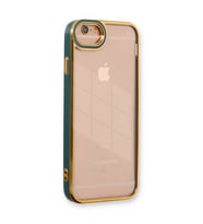 iPhone 6 Kılıf Liva Lens Silikon - Yeşil
