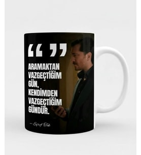 Eşref Rüya Eşref Tek 4 Dizi Özel Tasarım Hediyelik Kupa Bardak