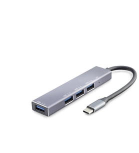 Type-c 3.0 Hub 4 Port 5 Gbps Gri HDX7043