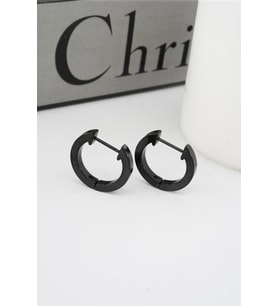 Kadın 316 L Paslanmaz Çelik 2 cm Oval Model Küpe