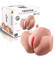 Premium Ass Masturbator Lina - Realistik  Vajinal Bakire 2 in 1 Titreşimli Suni Kalça Vajina