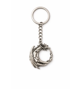 Eternal Drake – Ejderha Figürlü Gümüş Renk Unisex Metal Anahtarlık