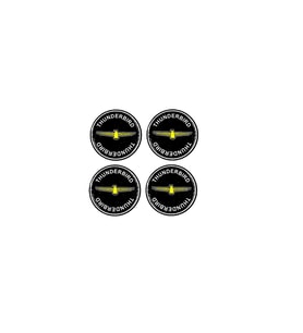 Etiketçilere Özel THUNDERBIRD Jant Göbeği  Damla Sticker - Jant Göbeği Damla Sticker Thunderbird