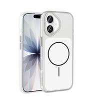 Apple iPhone 17 Kılıf Metal Buton Tasarımlı Zore İkonik Sert Silikon Kapak