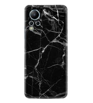 Infınix Note 12 Kılıf Resimli Desenli Baskılı Silikon Fragile Black Mermer 1378