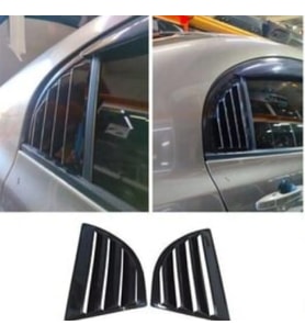 Honda Civic Fd6 Kelebek Cam Vizörü Parlak Siyah Plastik