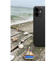 Miyuki Boncuk El Yapımı Gemi Yelkenli Telefon Çarmı - Charm 1