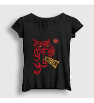 Presmono Kadın Siyah Shoreline The Strokes T-Shirt 524639tt