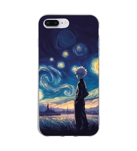 Iphone 7 PLUS - 8 PLUS Uyumlu Killua Tasarımlı Şeffaf Telefon Kılıfı
