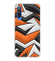 Xiaomi Mi 9 Uyumlu Kapak Grafiti Tasarımlı Şeffaf Silikon Kılıf