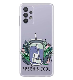 Kılıfland Samsung Galaxy A32 Kılıf Silikon Resimli Kapak Fresh&Cool Stok 978