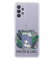Kılıfland Samsung Galaxy A32 Kılıf Silikon Resimli Kapak Fresh&Cool Stok 978