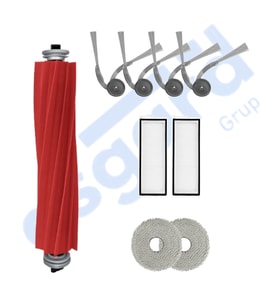 ROBOROCK Q REVO L UYUMLU 1 Ana Fırça 4 Yan Fırça 2 Filtre 2 Mop