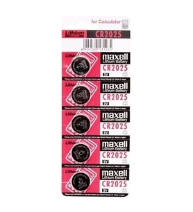 Maxell Cr2025 3v Lityum Düğme Pil 5'li Paket
